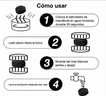 Ejercitador De Mandibula (6 pcs)