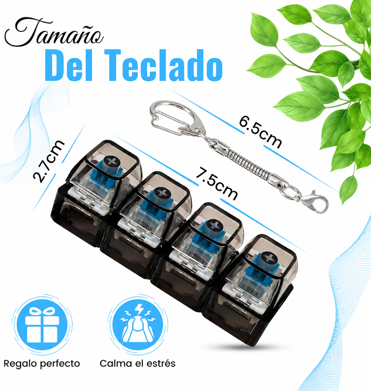 Teclado Antiestrés (Llavero)